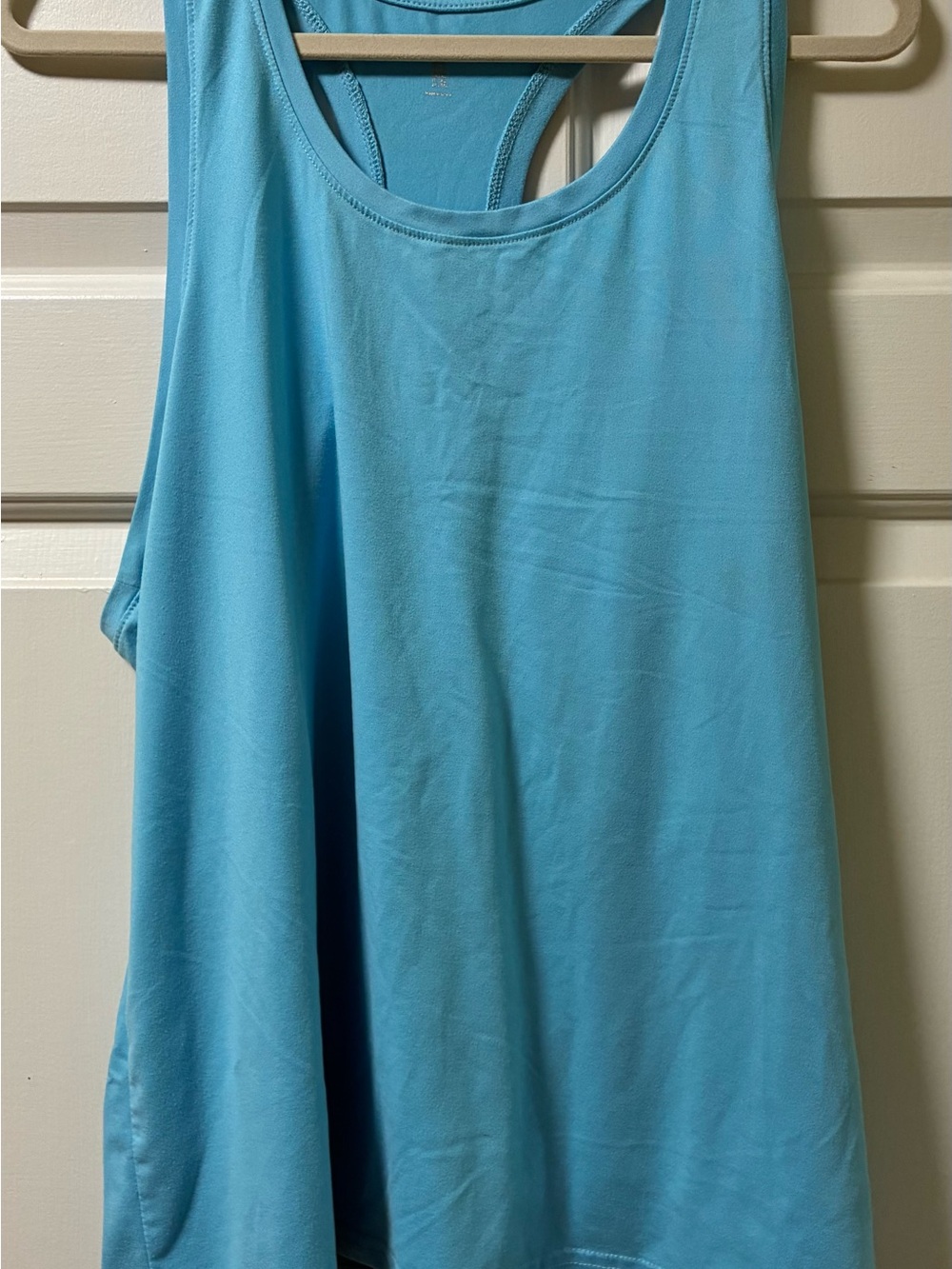 Amazon Essentials Light Blue Scoop Neck Racerback Tank